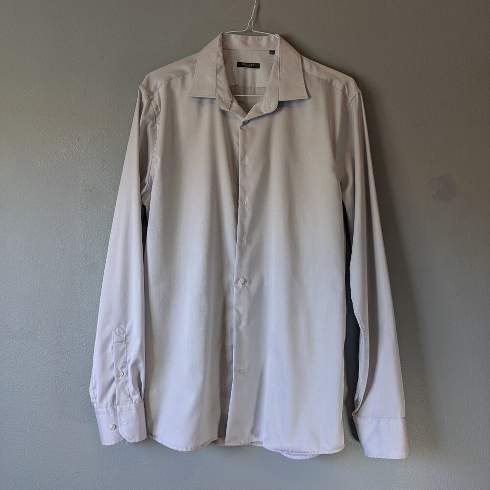 Galileo business dress non-iron long-sleeve shirt men slim XXL
